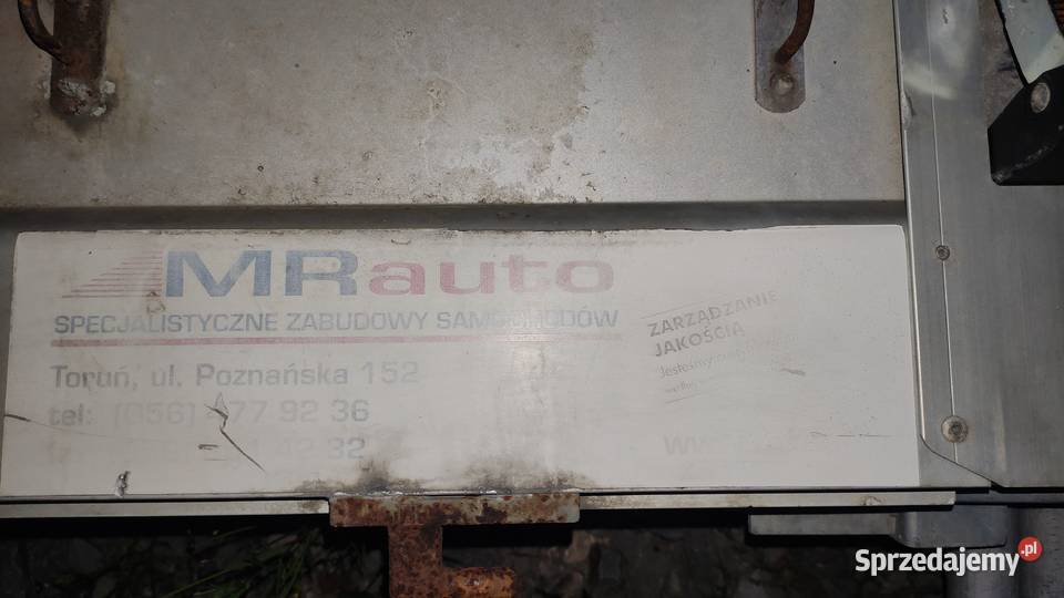 Zabudowa skrzynia ładunkowa plandeka 48 m Fiat Rzeszów