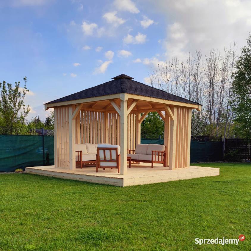 Altana Drewnolandia drewno 350 x 350 x 330 Kamienica Polska