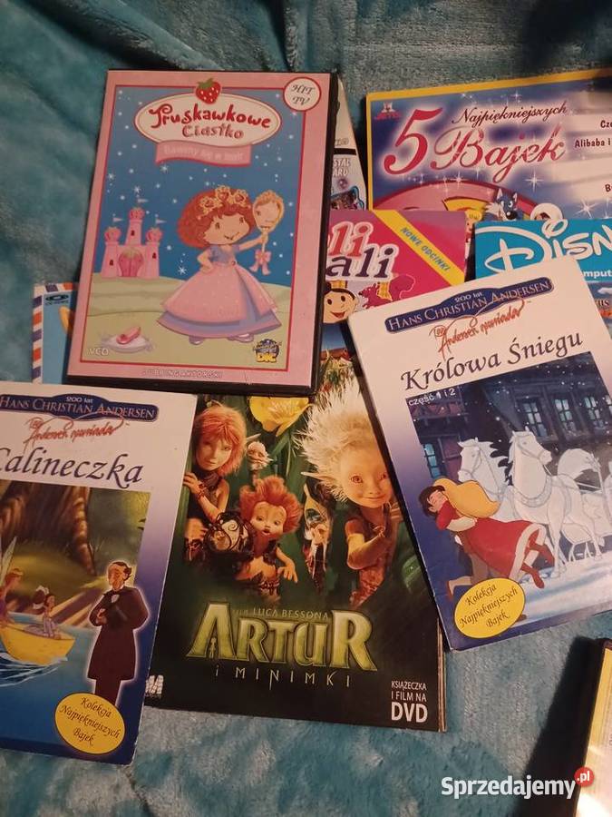Bajki filmy dzieci DVD ok 100 łódzkie Łódź