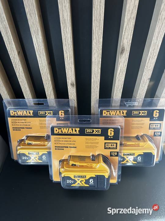Orginalna bateria dewalt 20v 6 ah z kodem qr Radom sprzedam