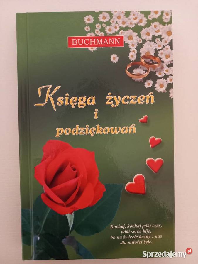 Księga życzeń i podziękowań wydawnictwo Literat Kraków sprzedam