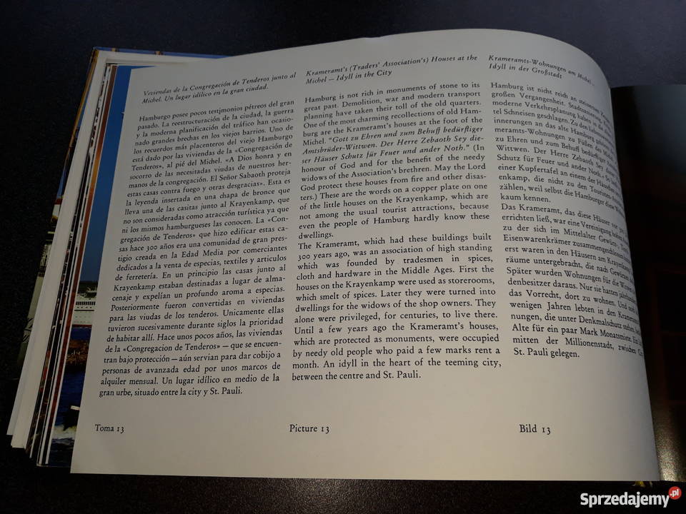 album o Hamburgu Hamburg Niemcy ładne zdjęcia pomorskie Gdańsk sprzedam