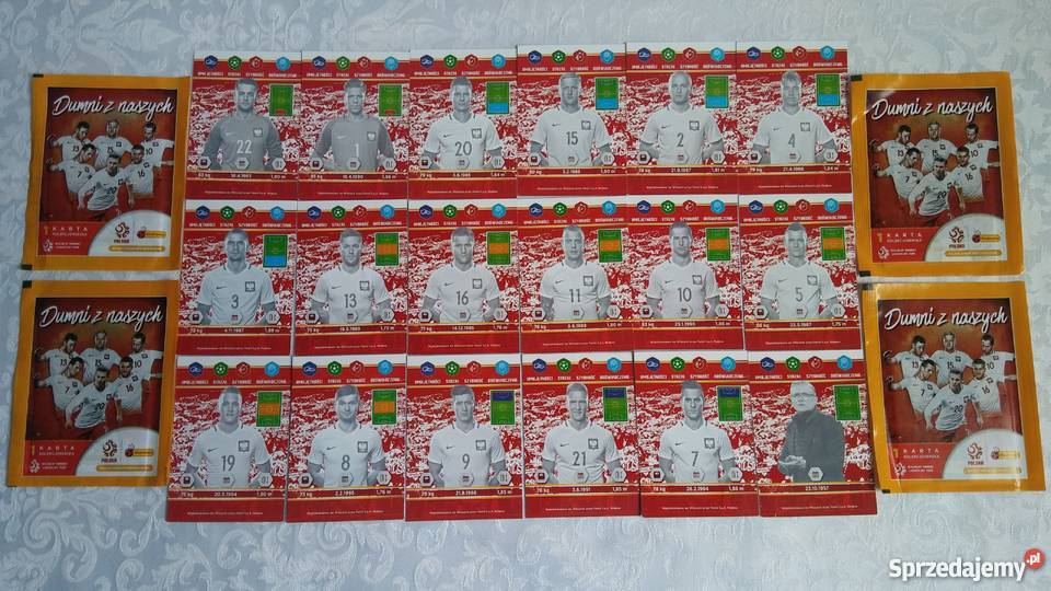 komplet karty dumni z naszych 2018 biedronka Giżycko