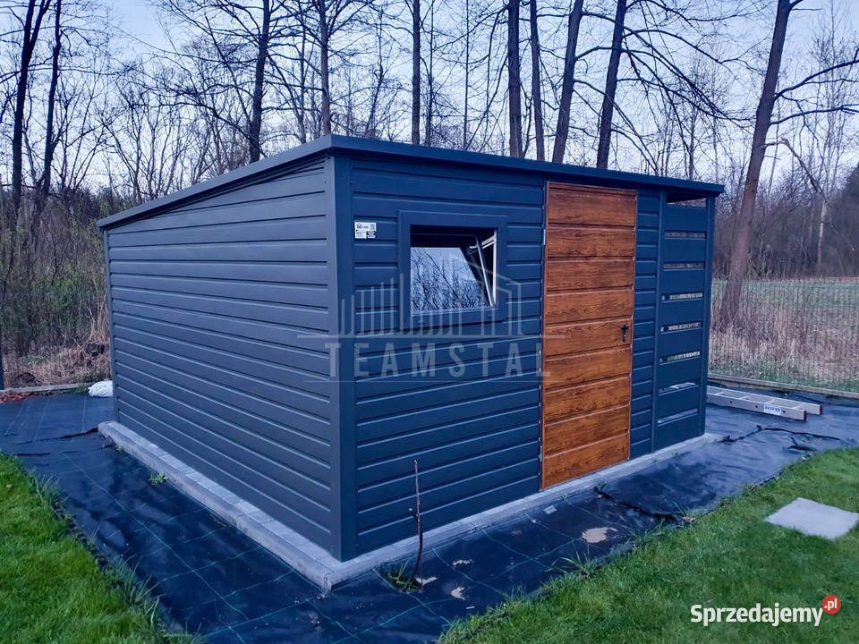 Domek Ogrodowy Schowek 3x4 wiata 1x4 drzwi okno Olsztyn