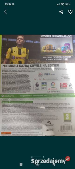 Gra FIFA 17 gra na Xbox one Otwock