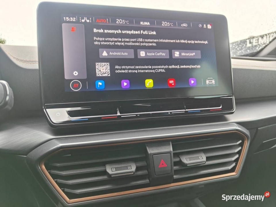 Cupra Formentor 20 TSI 190 Faktura 23 isofix Dąbrowa Górnicza sprzedam