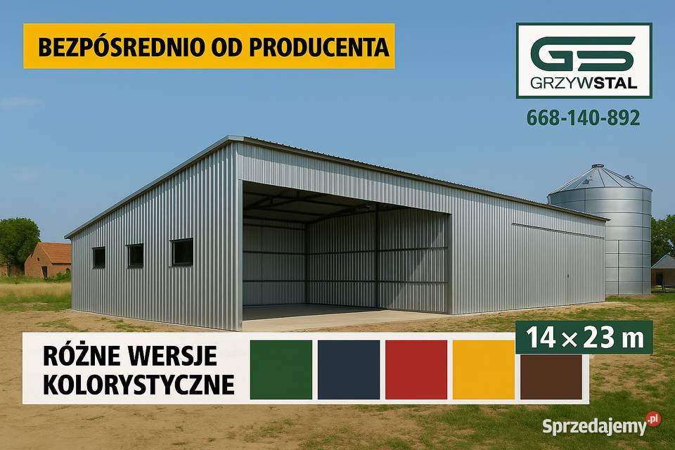 BRĄZ RAL WIATA MAGAZYN GARAŻ BLASZANY samodzielny Zambrów