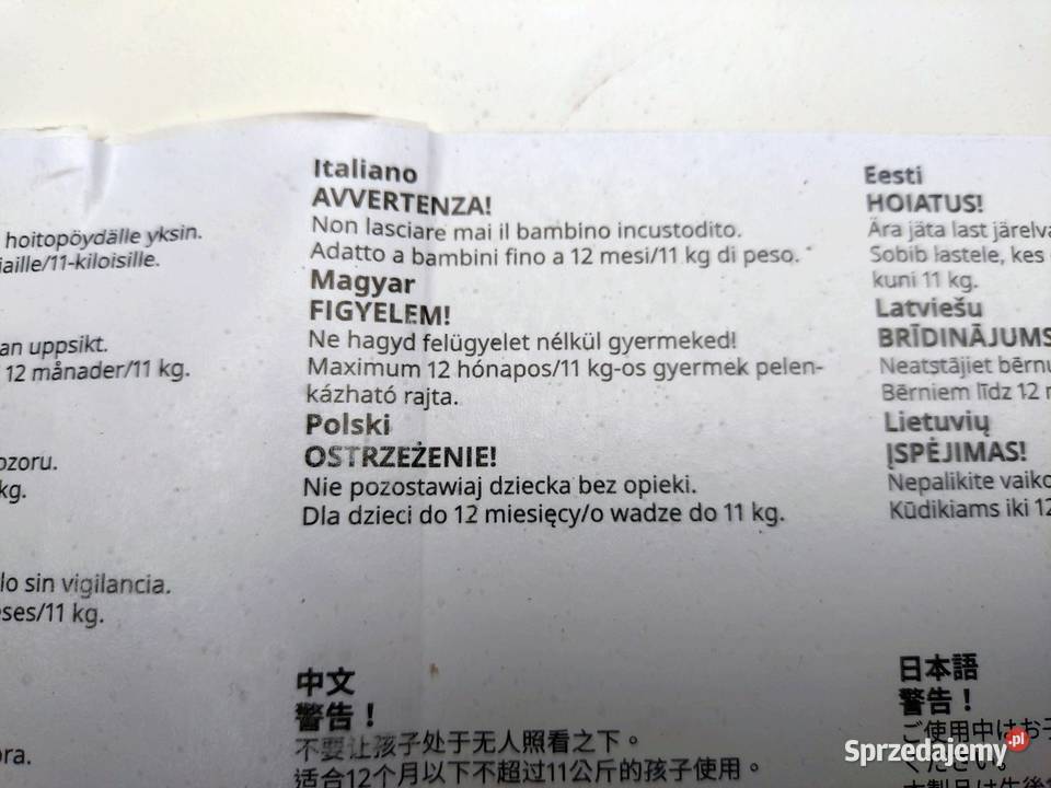 Stolik przewijak IKEA Sniglar Poznań sprzedam
