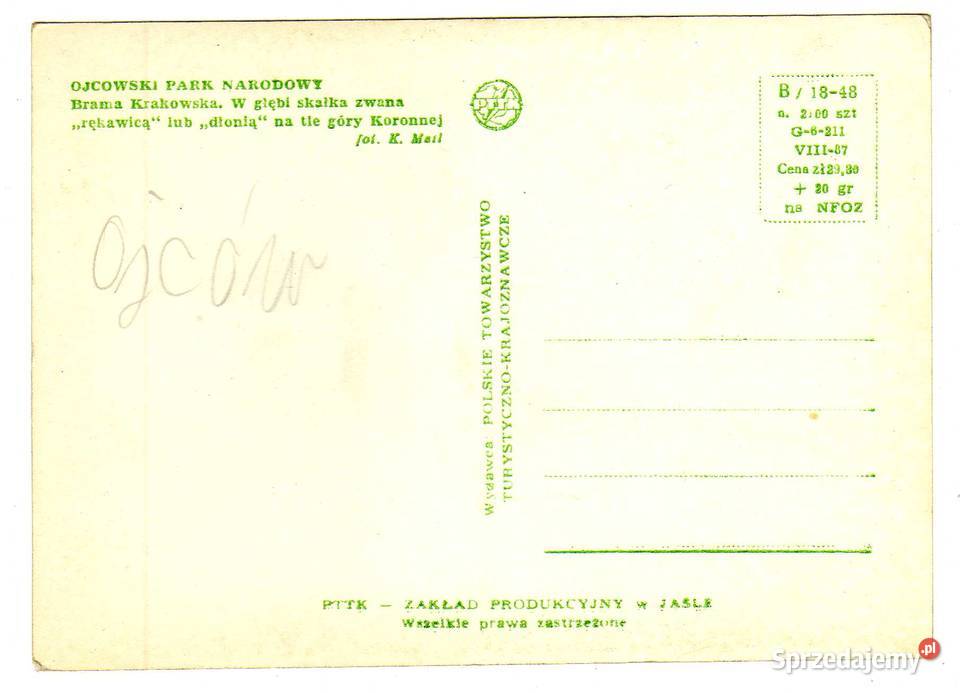 OJCOWSKI PARK NARODOWY OJCÓW świętokrzyskie Krynki sprzedam