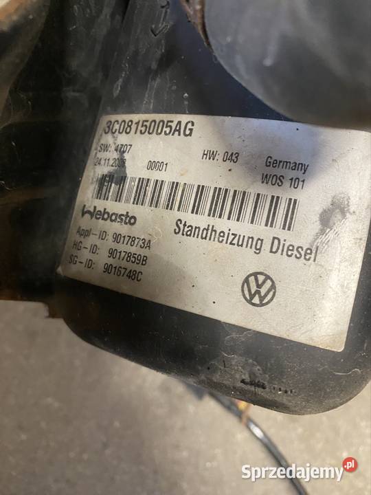 Ogrzewanie Postojowe Webasto Passat B6 Lwówek Śląski