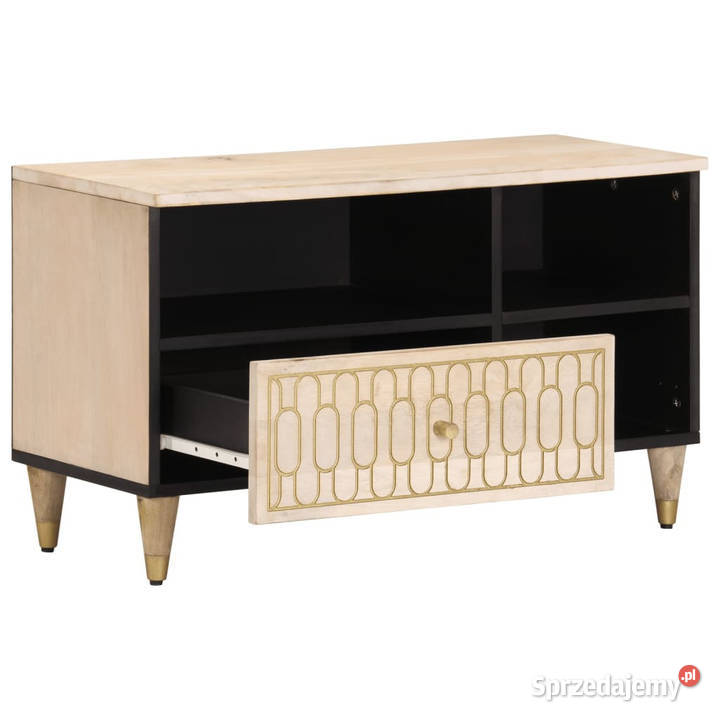 Szafka pod telewizor 80x33x46 lite drewno mango mazowieckie Warszawa