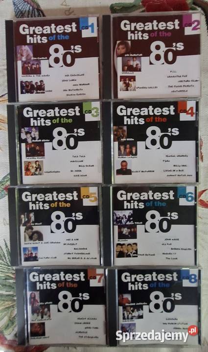 Greatest hits of the 80s 8 CD małopolskie Kraków sprzedam