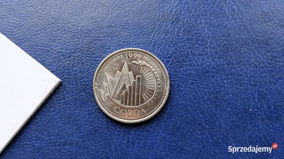 Stare monety 25 cent 1991 Kanada 3