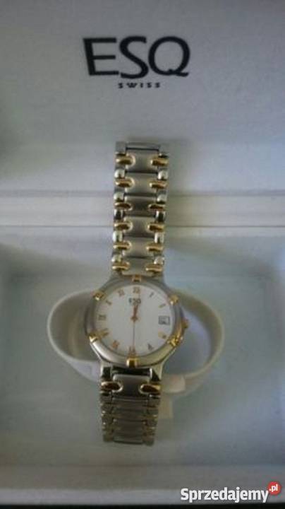 Zegarek męski szwajcarski ESQ SWISS nierdzewny z Bolesławiec sprzedam