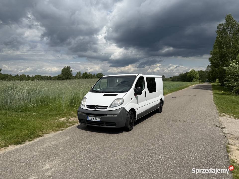 Opel Vivaro 19 CDTI EURO 4 6 osobowy wspomaganie kierownicy lubelskie Stoczek Łukowski