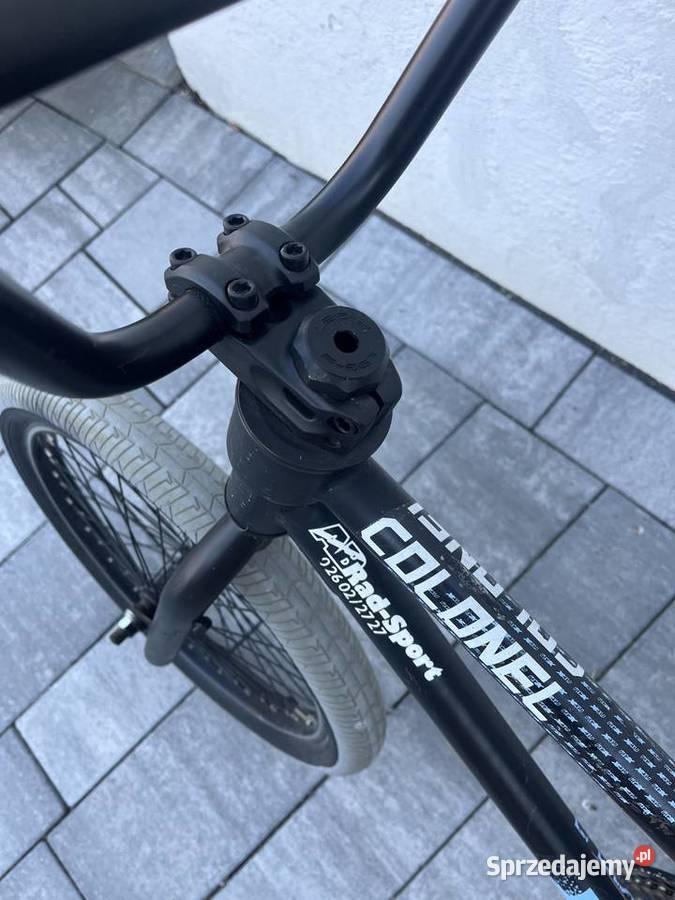 BMX rower czarny Strzeleczki