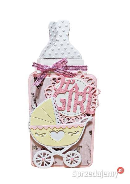 Kartka na Baby Shower ręcznie robiona Wejherowo