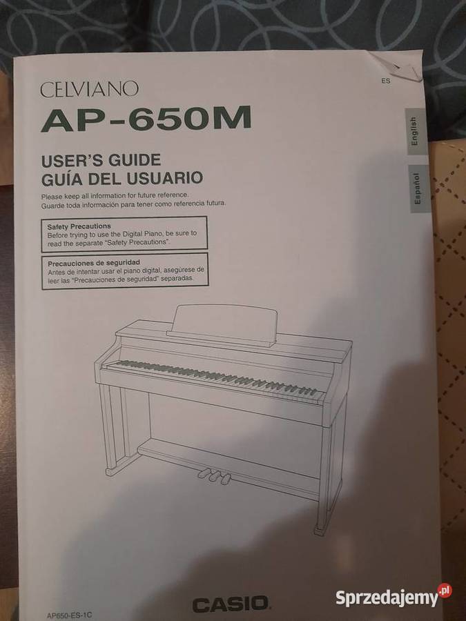 Sprzedam pianino casio AP650M Kalisz