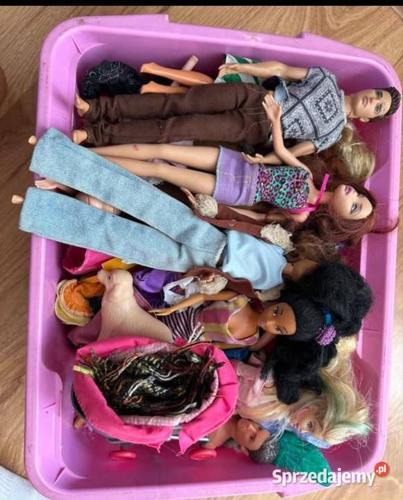 kosz lalki barbie i akcesoria lubuskie Maszewo