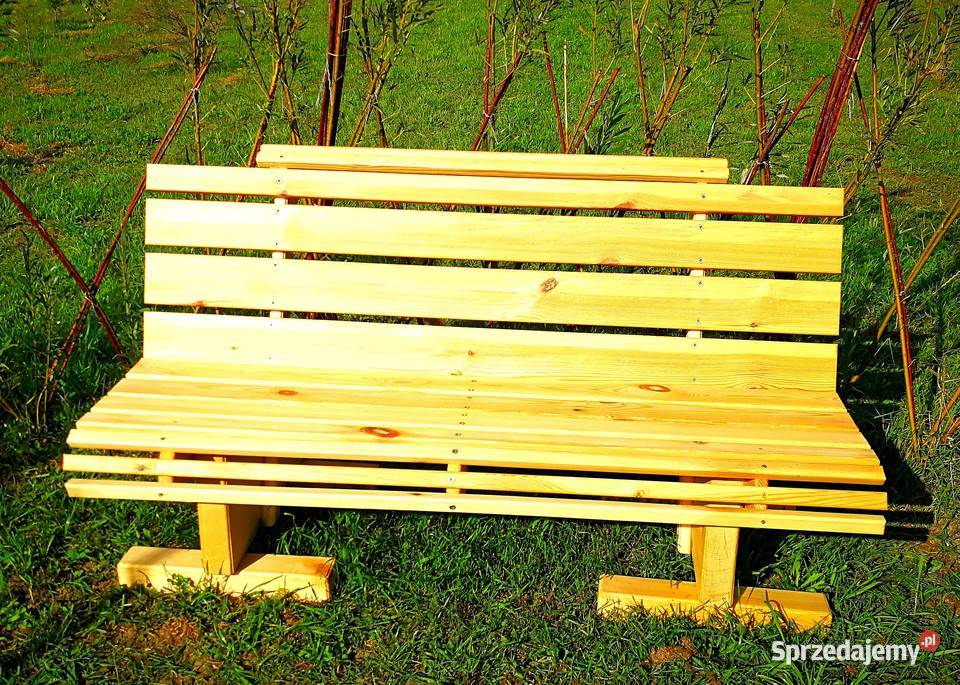 Ławka drewniana ławka ogrodowa drewno Meble ogrodowe świętokrzyskie Radków