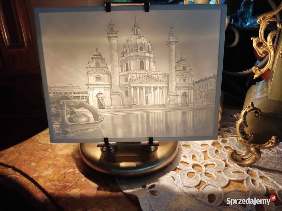 unikatowa lampka obraz na porcelanie Lampy Gorzów Wielkopolski