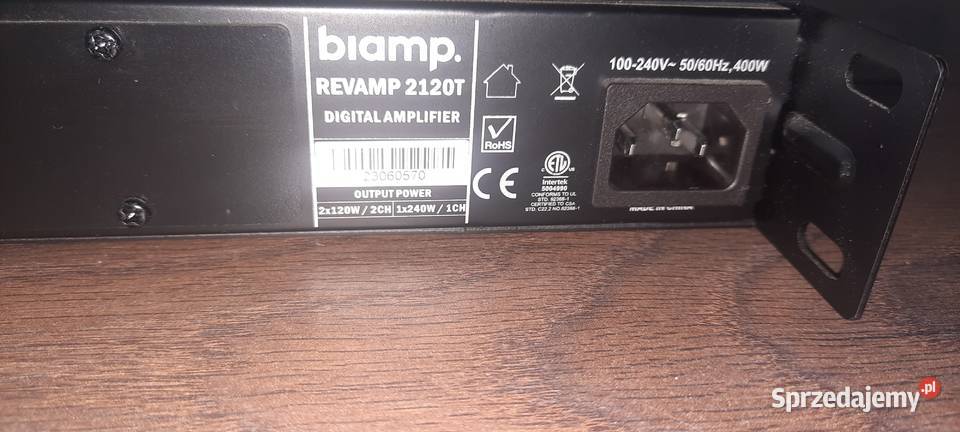 BIAMP REVAMP 2120T 2kanałowy cyfrowy wzmacniacz wielkopolskie Skórzewo
