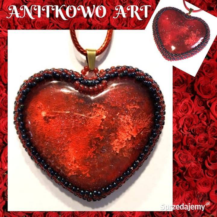 WISIOEREK CZERWONE SERCE z żywicą Warszawa