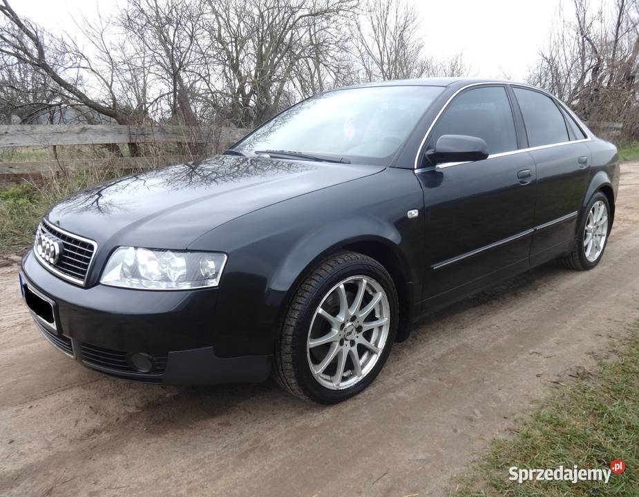 Audi A4 B6 18T 2002 LPG 163hp sedan czarna Alu 198756km Nur