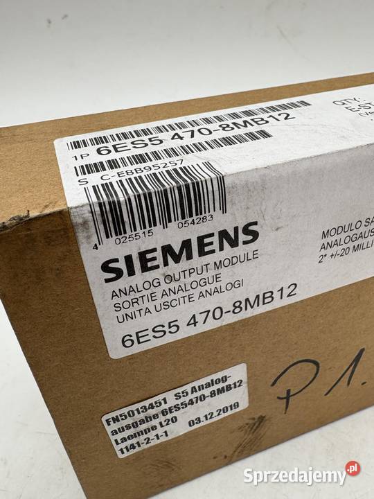 Siemens 6ES5 4708MB12 AO Module mazowieckie