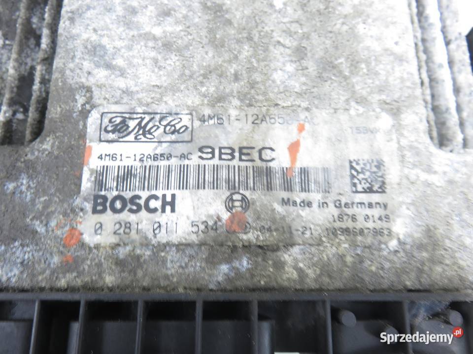 STEROWNIK MAZDA 3 BK 16 DI Turbo 109 Y601 PSA małopolskie