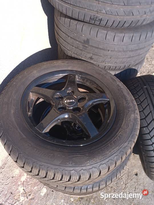 Czarne felgi aluminiowe Rial Kielce sprzedam