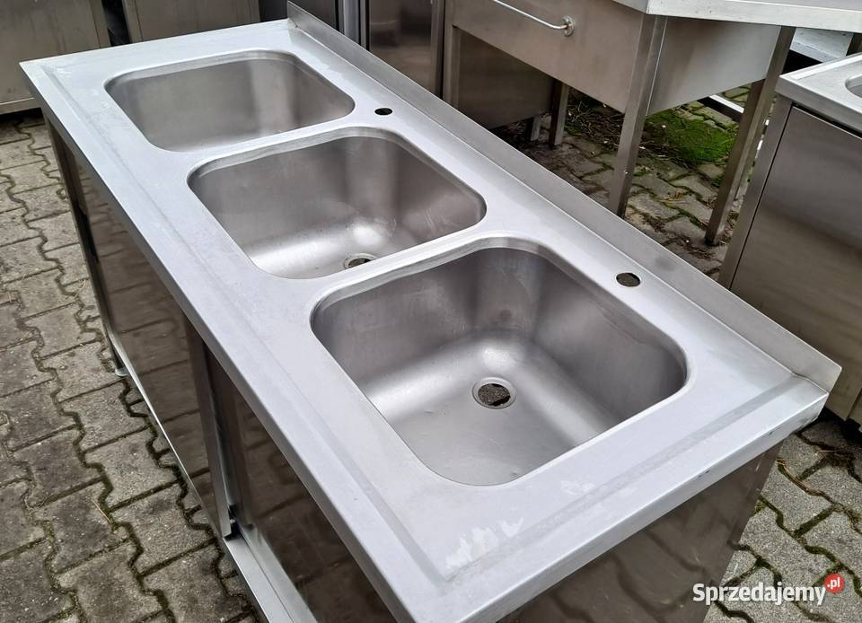 Zlew 3 Komorowy z Szafką Drzwi Suwane 1506085 Nowe Skalmierzyce