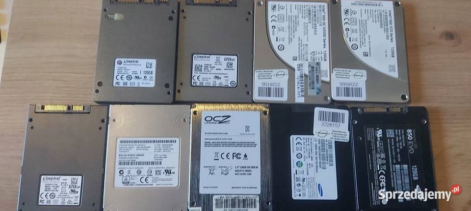 Dyski SSD 120 GB HDD 1TB500 GB