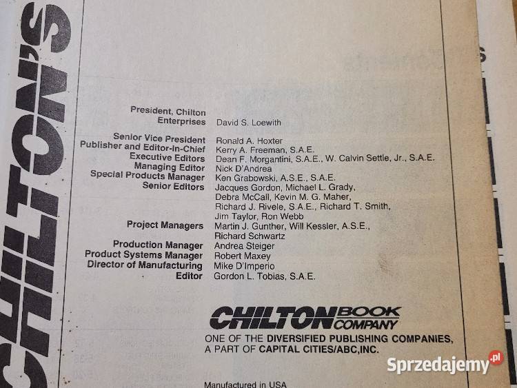 Chiltons Ford Tempo and Mercury Topaz 198494 Poradniki, albumy i reportaże Kultura i Rozrywka Otomino sprzedam