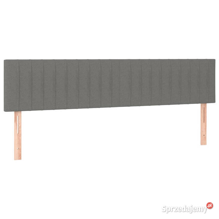 Zagłówek do łóżka z LED ciemnoszary 160x5x7888 Warszawa