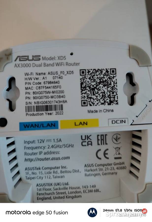 Asus Router Mesh Źródła sprzedam
