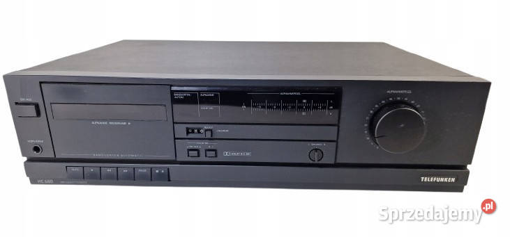 Magnetofon Cassette Deck Telefunken HC680 HC 680 Magnetofony Międzychód