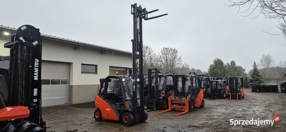 Wózek Widłowy Linde H25T Triplex 470 m 4 sekcje Małkinia Górna