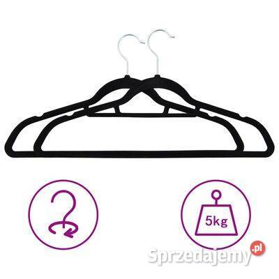 vidaXL 50 wieszaków na ubrania antypoślizgowe Warszawa sprzedam