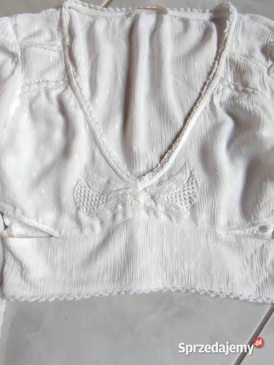 Pull Bear tetrowa top bawełniana krótka bluzka Rozmiar 36(S) Kielce