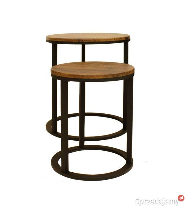 Stoliki zestaw 2 sztuk Paloma odcienie brązowego małopolskie Jadowniki sprzedam