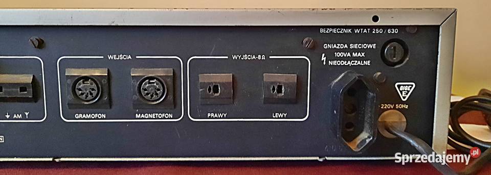 Amplituner stereo Tosca 303 radio srebrna Elektronika wielkopolskie