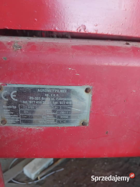 Rozrzutnik obornika Unia Tytan premium 10t Kosino