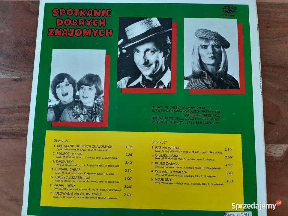 Spotkanie Dobrych Znajomych Piosenki winyl płyta Warszawa sprzedam