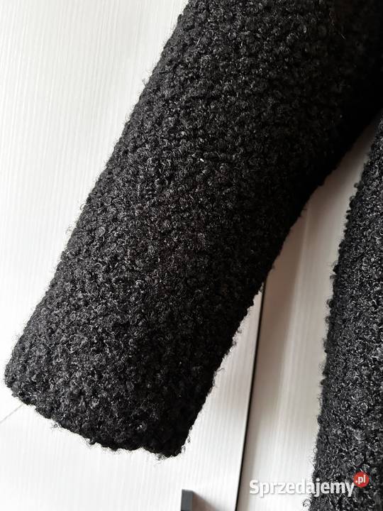 Płaszcz damski LXL czarny płaszcz damski boucle Wyszków