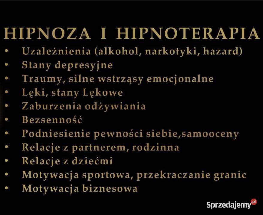 Hipnoza Terapeutyczna Uzależnienia Depresja Tczew