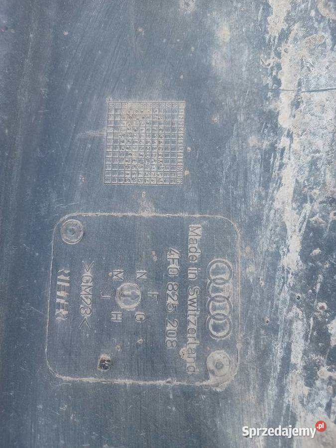 Prawa osłona podwozia podłogi Audi A6 C6 warmińsko-mazurskie Pasłęk