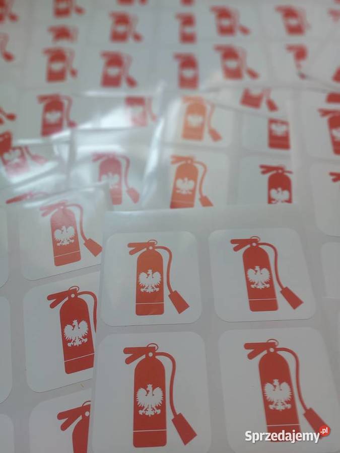 Naklejka wlepka Polska Narodowa Gaśnica Gliwice