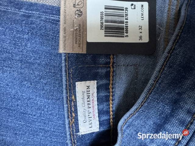 Levis premium jeans 502 Taper bawełna elastan śląskie Dąbie