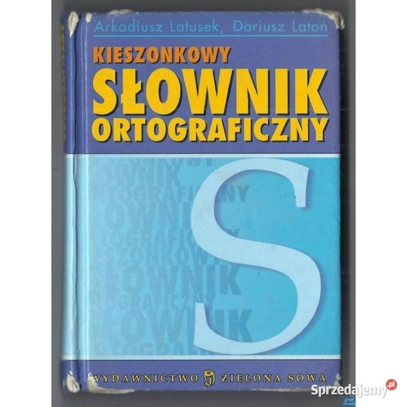 Kieszonkowy Słownik Ortograficzny Latusek A Siedlce